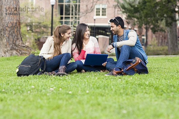 benutzen Notebook Student Campus