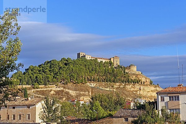 Castillo de los Calatravos  Alcaniz  Provinz Teruel  Aragonien  Spanien  Europa