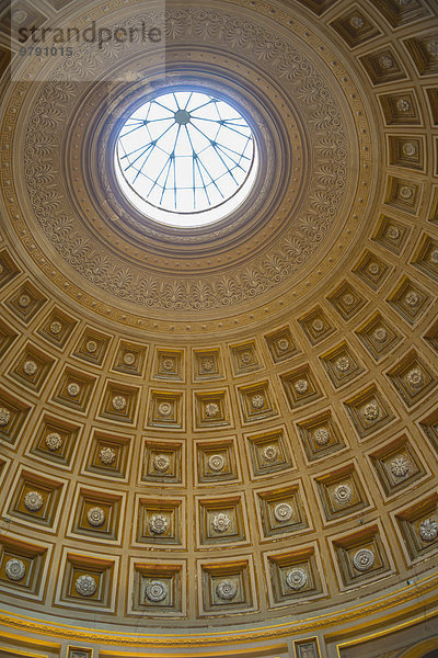 Sala Rondota  Kuppel im Vatikanisches Museum  Vatikan  Rom  Latium  Italien  Europa