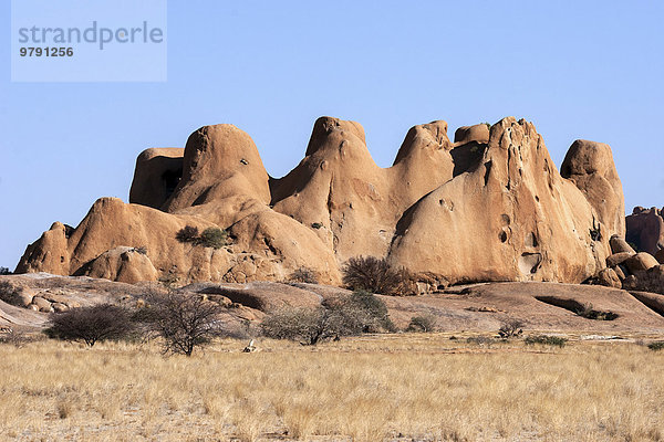 Felsformationen an der Spitzkoppe  Namibia  Afrika
