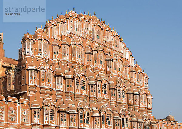 Hawa Mahal  Palast der Winde  Jaipur  Rajasthan  Indien  Asien