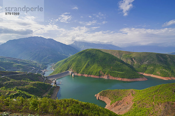 Fierza-Stausee  Albanien  Europa