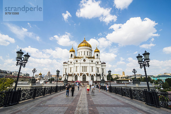Christ-Erlöser-Kathedrale  Moskau  Russland  Europa