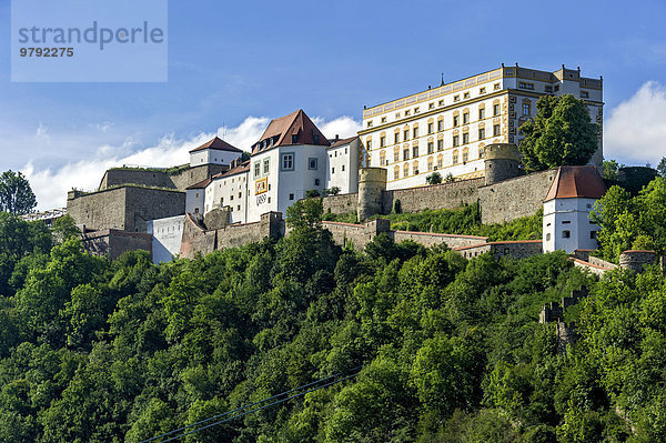 Burg Veste Oberhaus  Passau  Niederbayern  Bayern  Deutschland  Europa