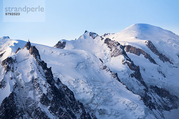 Mont Blanc Massiv  Chamonix  Alpen  Frankreich  Europa