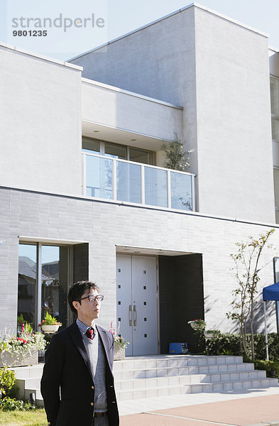 Wohngebäude arbeiten jung Natürlichkeit japanisch