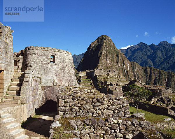 Ruinenstadt Machu Picchu Peru