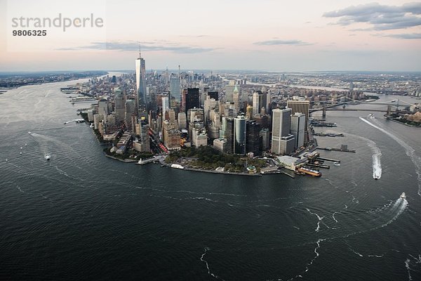 Ansicht 1 Luftbild Fernsehantenne Manhattan World Trade Center