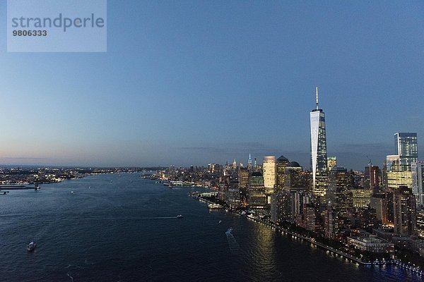 Ansicht 1 Luftbild Fernsehantenne Manhattan World Trade Center