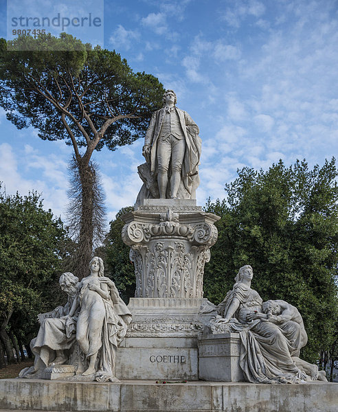 Goethe-Denkmal  Rom  Latium  Italien  Europa