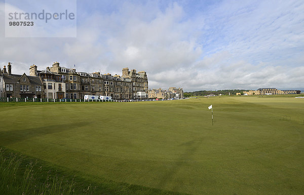 St. Andrews Links  Old Course  bekanntester Golfplatz der Welt  Heimstätte des Golfsports  St. Andrews  Grafschaft Fife  Schottland  Großbritanien