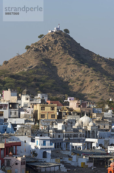 Gayatri Hill  Pushkar  Rajasthan  Indien  Asien