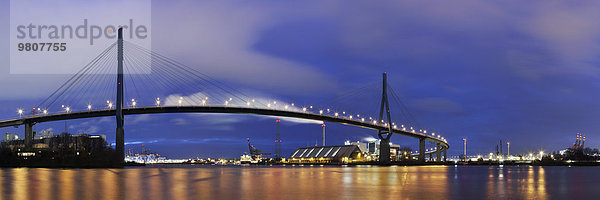 Köhlbrandbrücke  Hamburg  Deutschland  Europa