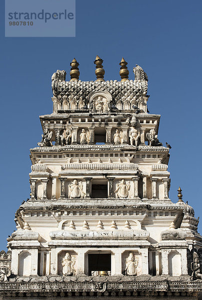 Gopuram  Old Rangji Tempel  Pushkar  Rajasthan  Indien  Asien