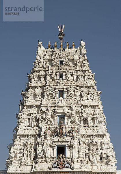 Gopuram des Shri Rama Vaikunth Tempels  Pushkar  Rajasthan  Indien  Asien