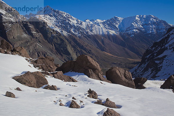 Gebirge  Santiago  Chile