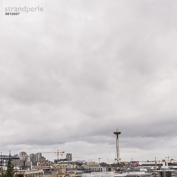 Blick auf Seattle vom Seattle Highway  USA