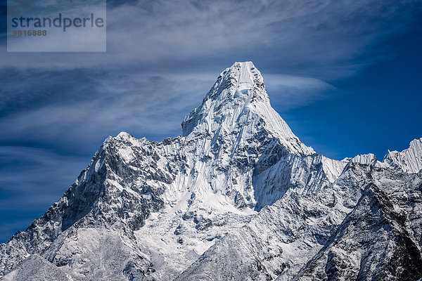 Nepal  Khumbu  Everest-Region  Namche Bazaar  Ama Dablam