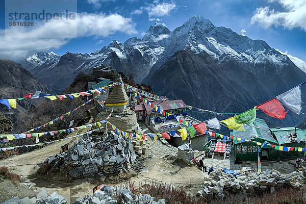 Nepal  Khumbu  Everest-Region  Mong  Thamserku  Kangtega