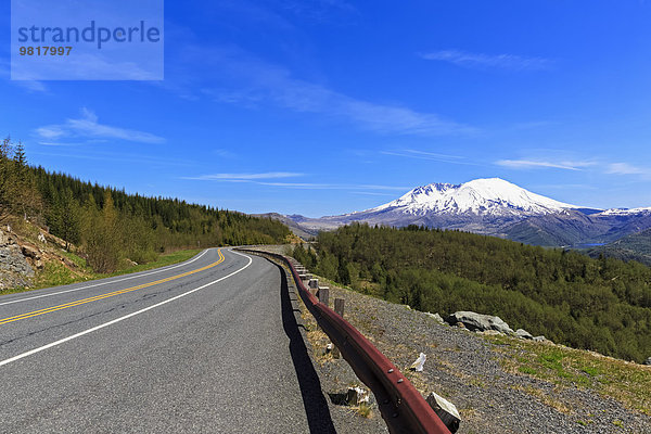 USA  Washington  Spirit Lake Highway  Mount St. Helens