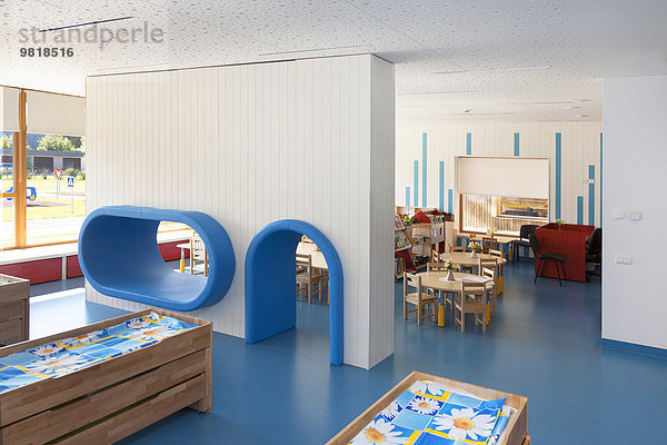 Estland  Innenansicht eines neu gebauten Kindergartens