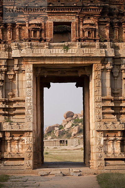 Indien  Karnataka  Achyuta Rayas Tempel in Hampi