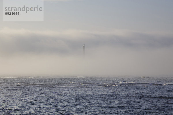 Marokko  Casablanca  Leuchtturm im Nebel