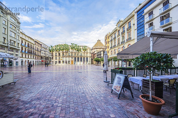 Spanien  Andalusien  Malaga  Altstadt  Plaza de la Constitucion