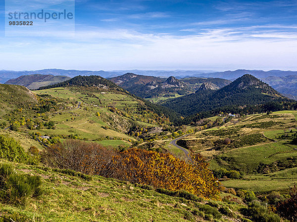 Cirque des Boutières  Mézenc-Massiv  Ardeche  Frankreich  Europa