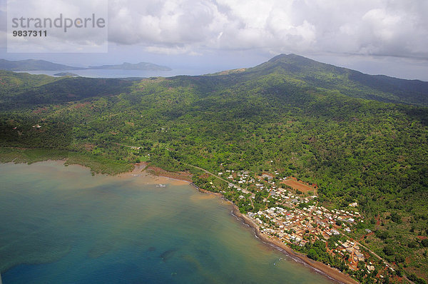 Luftbild  Insel Grande Terre  Mayotte  Afrika