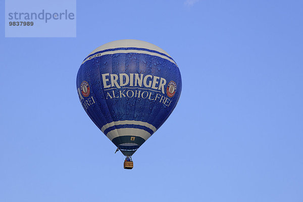 Fahrender Ballon  Erdinger  Ballonfestival 2015  Rust  Baden Württemberg  Deutschland  Europa