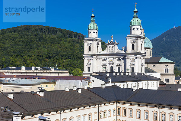 Kollegienkirche und Dom  Sankt Peter Bezirk  Stadt Salzburg  Salzburger Land  Österreich  Europa