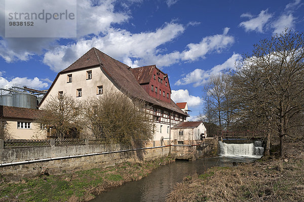 Kunstmühle Habernhof an der Schwabach  Uttenreuth  Mittelfranken  Bayern  Deutschland  Europa
