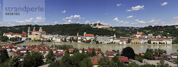 Stadtansicht  Passau  Bayern  Deutschland  Europa