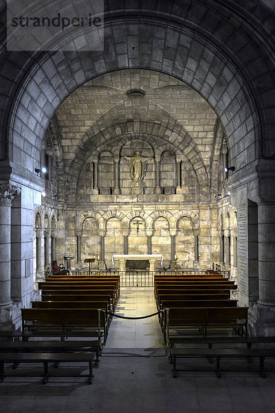 Krypta der Basilika Sacré-Coeur de Montmartre  Montmartre  Paris  Frankreich  Europa
