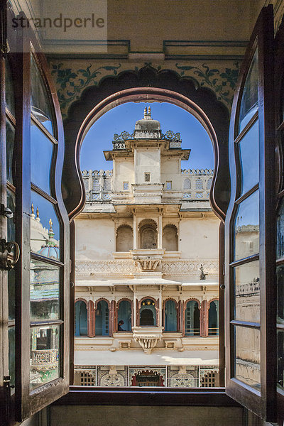 Stadtpalast des Maharaja  Udaipur  Rajasthan  Indien  Asien