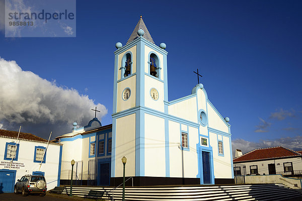 Kirche Igreja de Nossa Senhora do Pilar  Cinco Ribeiras  Terceira  Azoren  Portugal  Europa