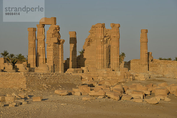 Amun-Tempel von Soleb  asch-Schamaliyya  Nubien  Sudan  Afrika