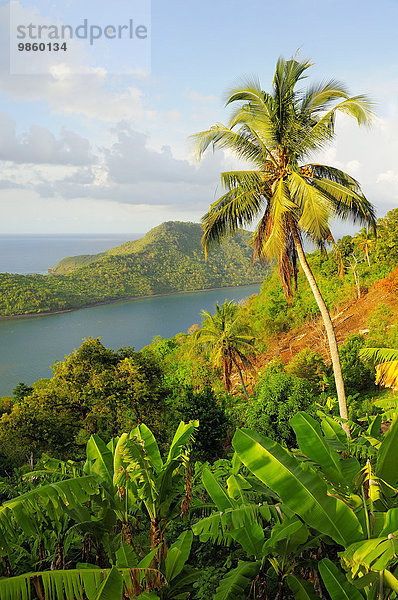 Die nördlichste Spitze der Insel Grande-Terre mit der Baie de Handréman  Mayotte  Afrika