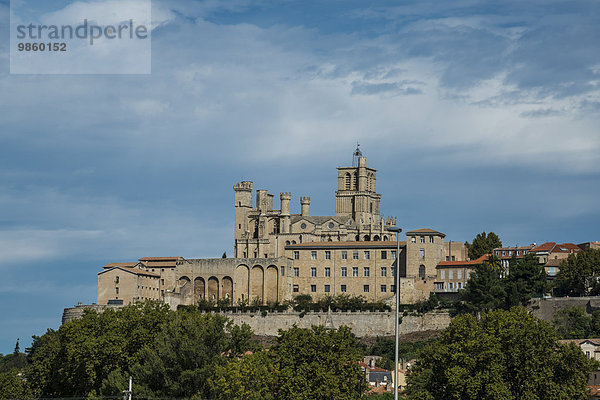Kathedrale Saint-Nazaire  Béziers  Languedoc-Roussillon  Aude  Frankreich  Europa