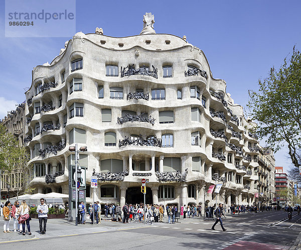 Casa Mila  La Pedrera von Gaudi  Barcelona  ??Katalonien  Spanien  Europa