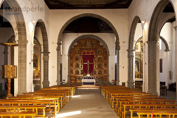 Ehemalige Klosterkirche Santo Domingo  La Orotava  Teneriffa  Kanarische Inseln  Spanien  Europa