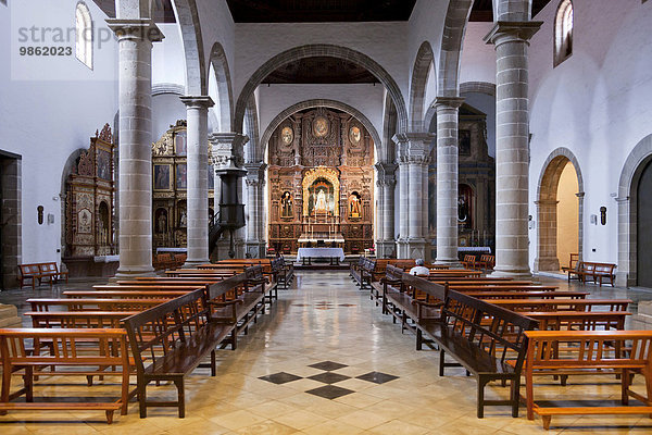 Ehemalige Klosterkirche San Agustin  La Orotava  Teneriffa  Kanarische Inseln  Spanien  Europa