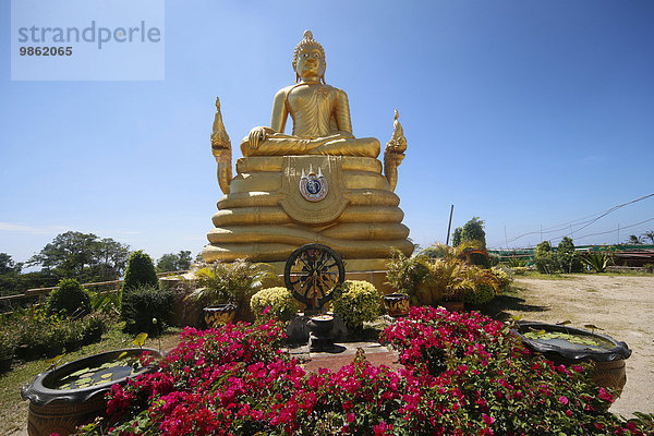 Bronzener Buddha beim Big Buddha  Phuket  Thailand  Asien