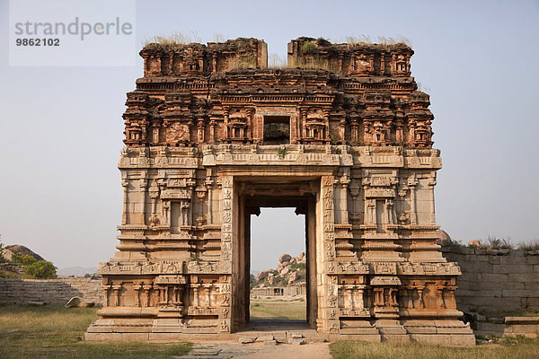 Achyuta Rayas Tempel  Hampi  Karnataka  Indien  Asien
