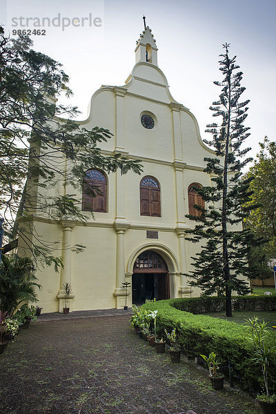 St. Francis Kirche  einst Bestattungsort von Vasco da Gama  Fort Cochin  Kochi  Kerala  Südindien  Indien  Asien