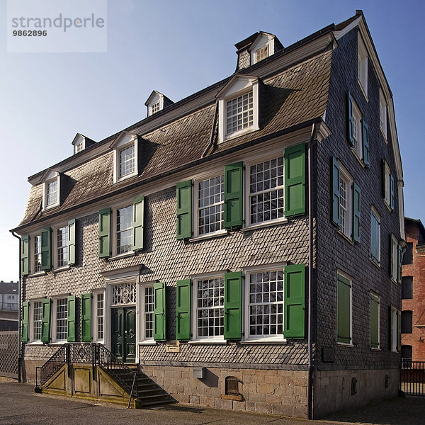 Engels-Haus  Geburtshaus von Friedrich Engels  historisches Zentrum  Wuppertal  Nordrhein-Westfalen  Deutschland  Europa