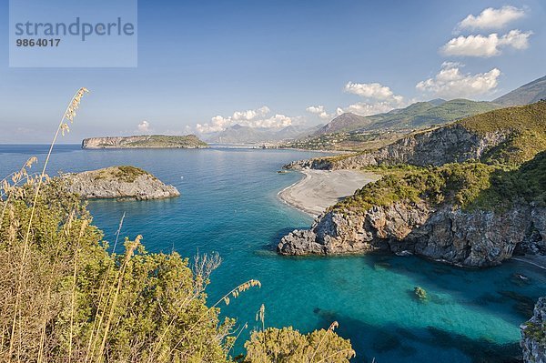 Felsen Küste Meer Insel Arco Kalabrien Italien Stute