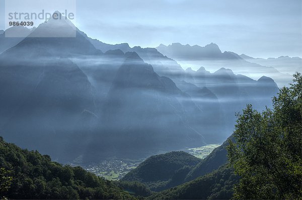 Berg Tal Alpen Italien Lombardei