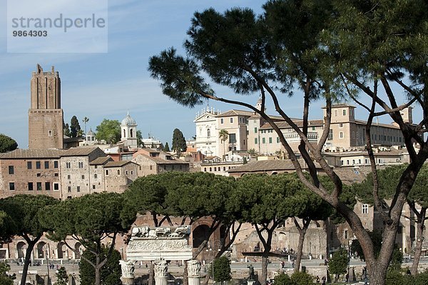 Rom Hauptstadt Hügel UNESCO-Welterbe Latium Italien römisch